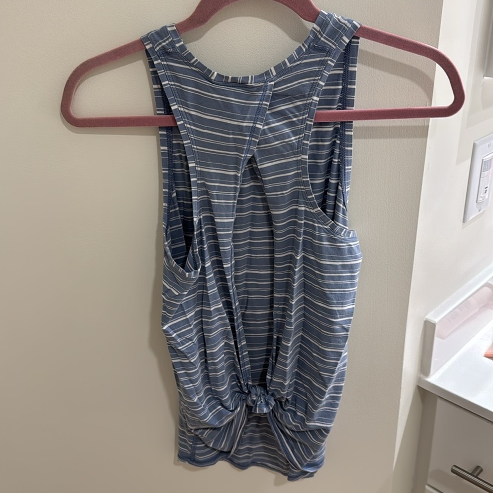 Lululemon Striped Racerback Top - Picture 2 of 4